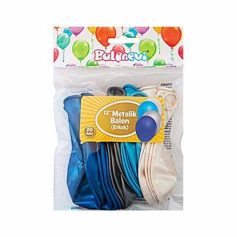 BALONEVI BALON 12 ınc METALIK KOYU MAVI 100 LU