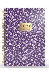YMN Günlük Ajanda 2026 Flowers Spiralli 17x24 cm 320 Sayfa SPR.1 DD-020
