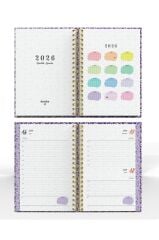 YMN Günlük Ajanda 2026 Flowers Spiralli 17x24 cm 320 Sayfa SPR.1 DD-020