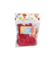 BALONEVI BALON PASTEL KIRMIZI 25 LI