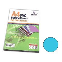 MAPI CILT KAPAGI PVC A4 160 MIC SEFFAF MAVI 100 LU