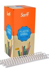SARFF PLASTIK SPIRAL 51mm 50 LI BEYAZ (500syf)
