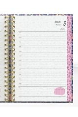 YMN Günlük Ajanda 2026 Flowers Spiralli 17x24 cm 320 Sayfa SPR.4 DD-020