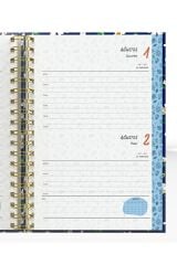 YMN Günlük Ajanda 2026 Flowers Spiralli 17x24 cm 320 Sayfa SPR.3 DD-020