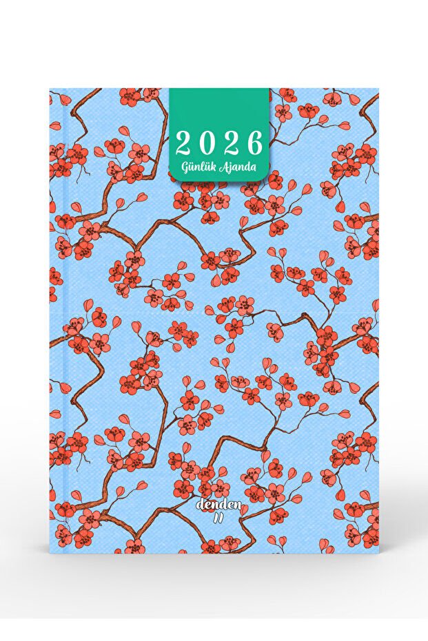 YMN 2026 Günlük Ajanda Kiraz Çiçeği 17x24 cm DD-019