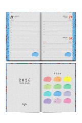 YMN 2026 Günlük Ajanda Kiraz Çiçeği 17x24 cm DD-019