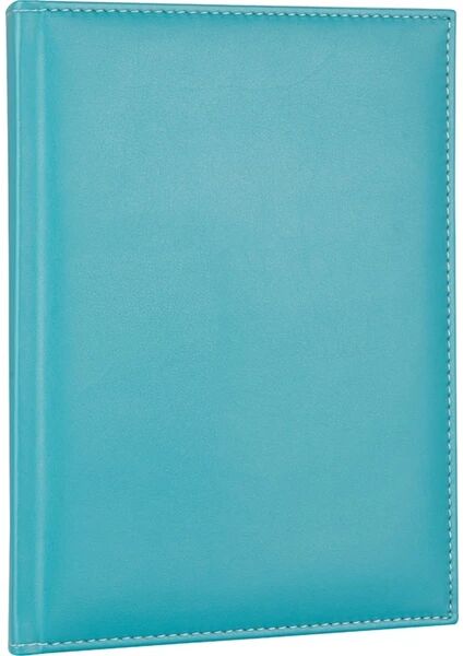 2K 2026 Günlük Çizgili Ajanda Diplomat 17x24 cm Turkuaz