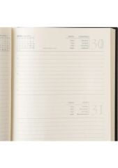 2K 2026 Günlük Çizgili Ajanda Diplomat 17x24 cm Turkuaz