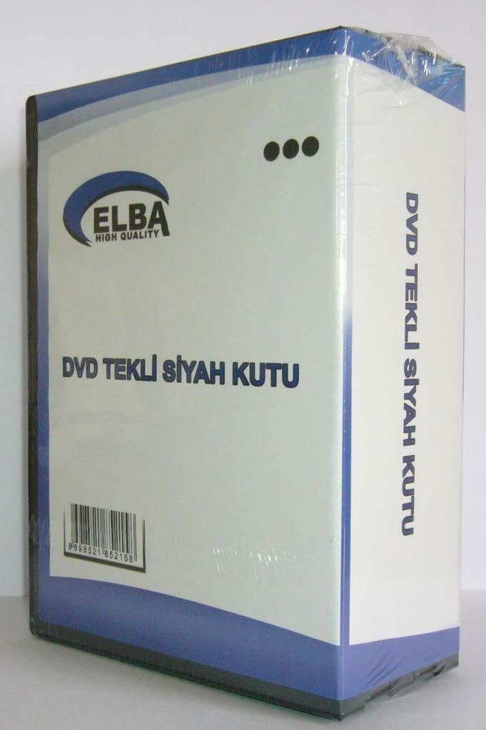 ELBA DVD KUTUSU STANDART TEKLI SIY.5 LI (PL-221A)