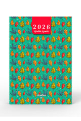 YMN AJANDA YAPRAKLAR YESIL DD-019