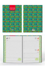 YMN 2026 Günlük Ajanda Yapraklar Yeşil 17x24 320 Sayfa