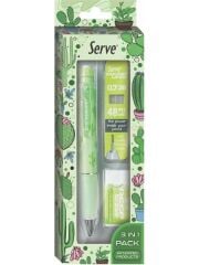 SERVE VERSATIL DEEP 07 DOGA YESIL KAKTUS 3 IN 1