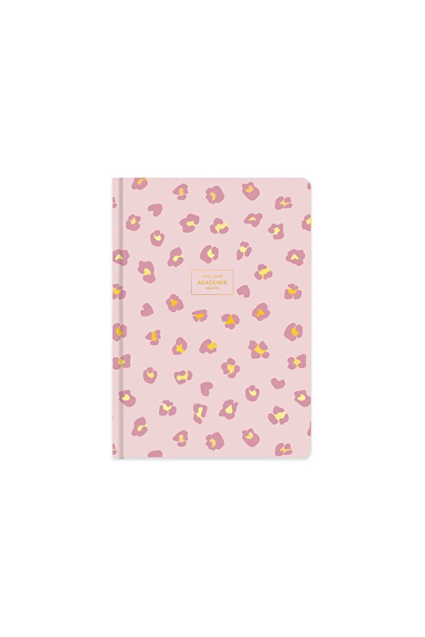 Keskin Akademik Ajanda 2026 17x24 Pembe Leopar