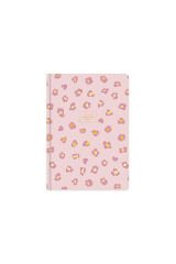 KESKIN AJANDA AKADEMIK17x24 PEMBE LEOPAR60009 2026