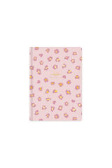 KESKIN AJANDA AKADEMIK17x24 PEMBE LEOPAR60009 2026