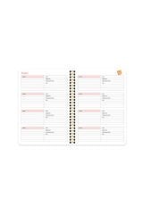 Keskin Akademik Ajanda 2026 17x24 Spiralli Mocha