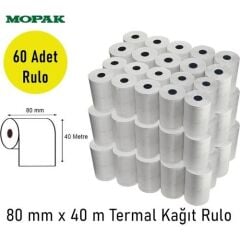 MOPAK TERMAL RULO 80x40  6 PAKET=60 ADET=1 KOLI