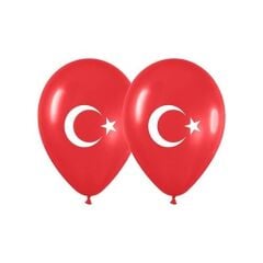 ATOM BALON AYYILDIZ BAYRAKLI 12'' 100 LU