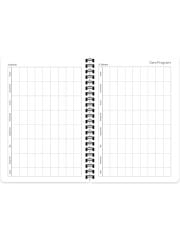 Keskin Akademik Ajanda 2026 Spiralli Mavi Kalp 16x23