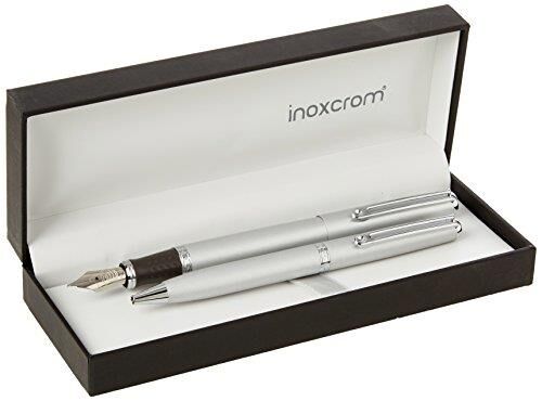 INOXCROM TITANIUM SILVER DOLMAKALEM+TUKENMEZ SET