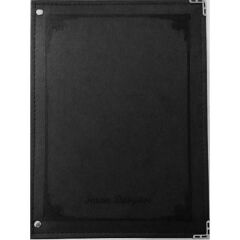 ONDER IMZA DOSYASI SUNI DERI SIYAH 20 LI (7102-3)