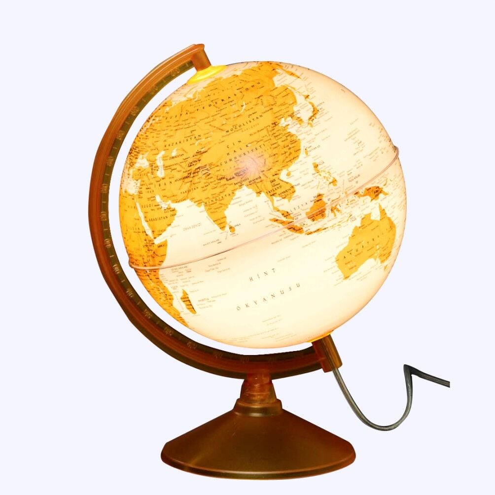 GURBUZ KURE 20cm.ORANGE KURE ISIKLI+USB (48323)