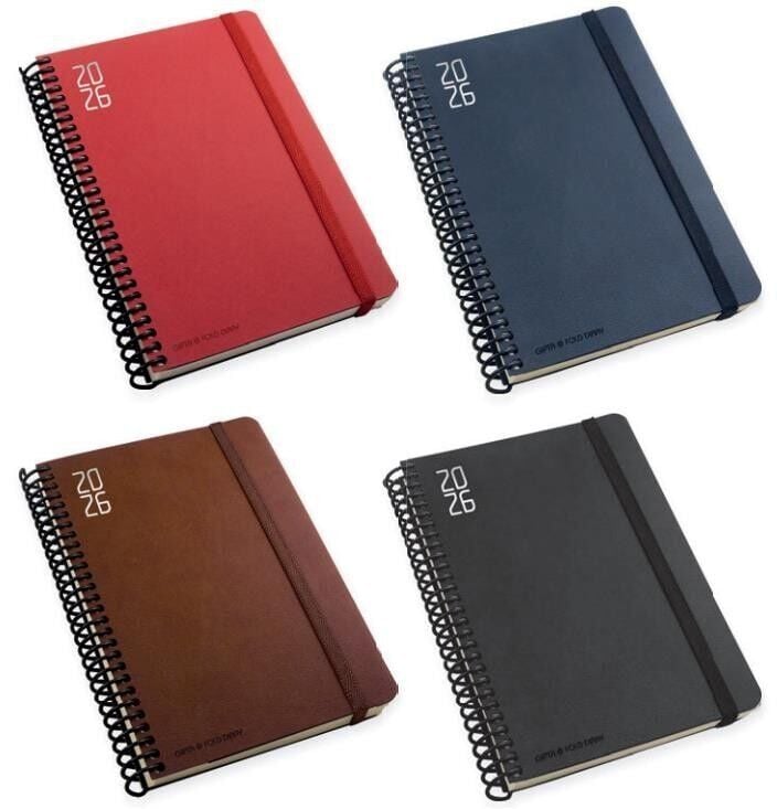 Gıpta Fold Günlük Ajanda 2026 17x24 Spiralli