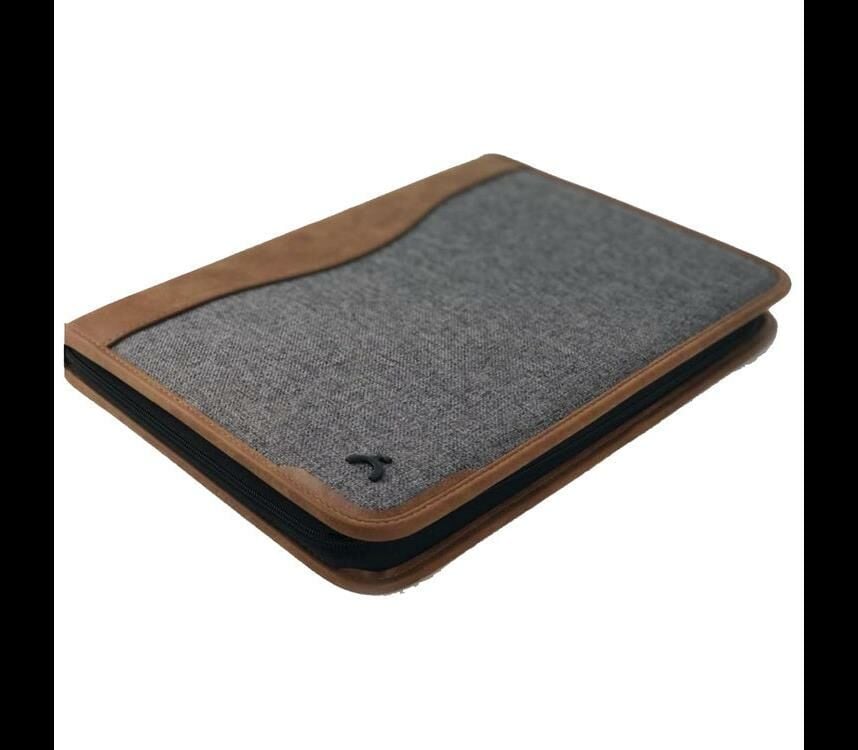 ONDER EXCLUSIVE A4 FERMUARLI EL PORTFOYU KOYU GRI