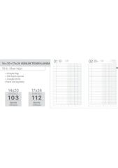 Gıpta 2026 Ticari Kasa Ajandası 14x20  Eko Cilt Bezi 103-EKK 2026