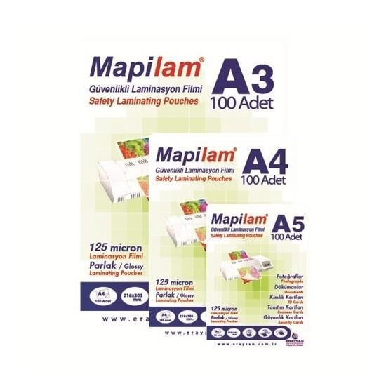 MAPI LAMINASYON FILMI A4 125 MIC 100 LU
