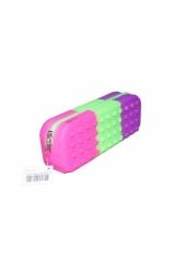 BAFIX SILIKONLU RENKLI KALEM CANTASI (201605012)