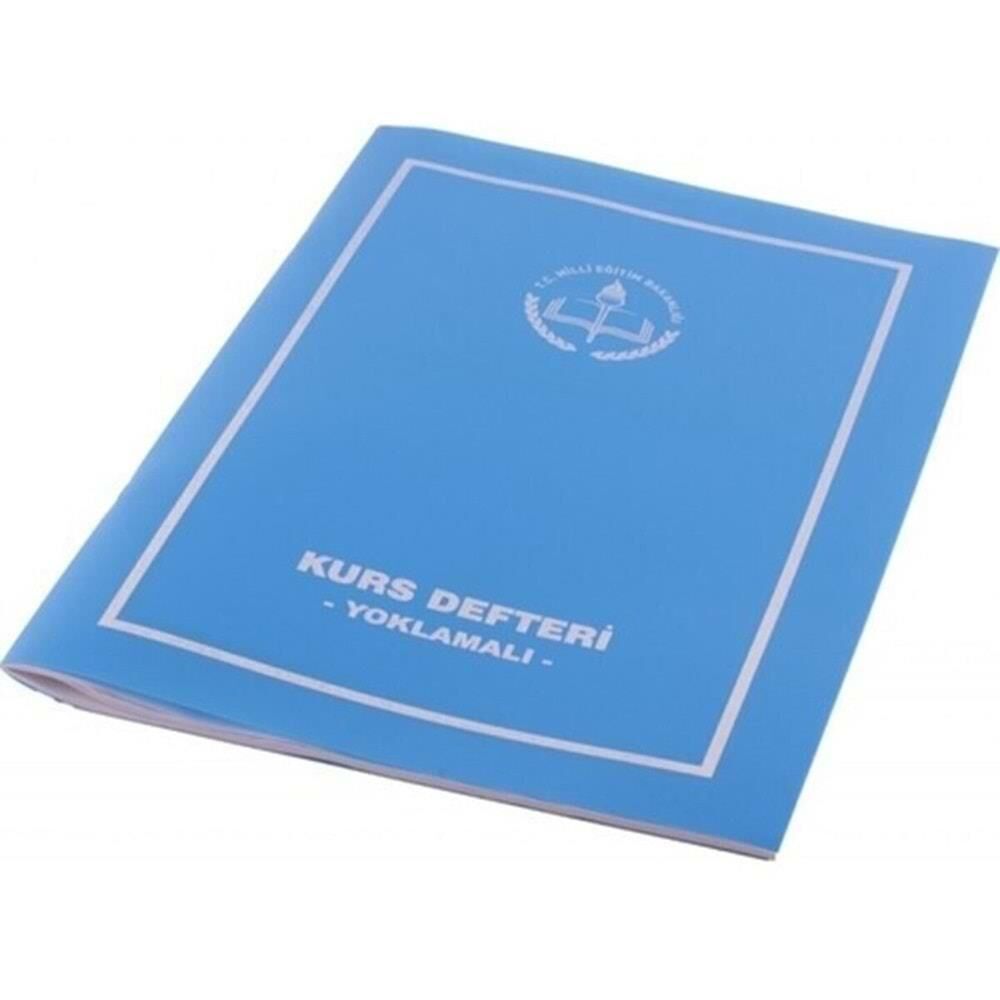 GULPAS KURS DEFTERI YOKLAMALI PLS.KAPAK 22X32(386)