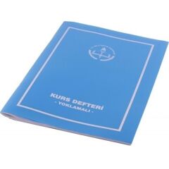 GULPAS KURS DEFTERI YOKLAMALI PLS.KAPAK 22X32(386)