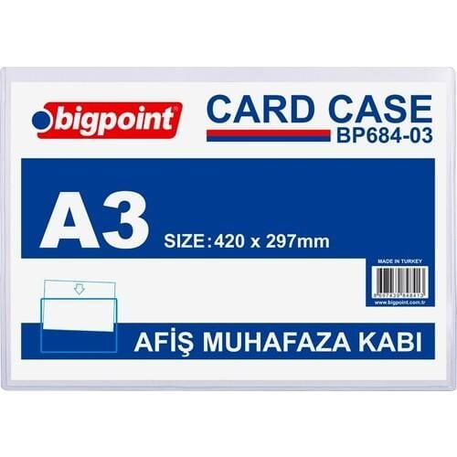 BIGPOINT TABELA POSETI AFIS MUHAFAZA A3 (BP684-03)
