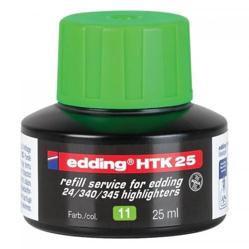 Edding Fosforlu Kalem Mürekkebi 25 ml Yeşil
