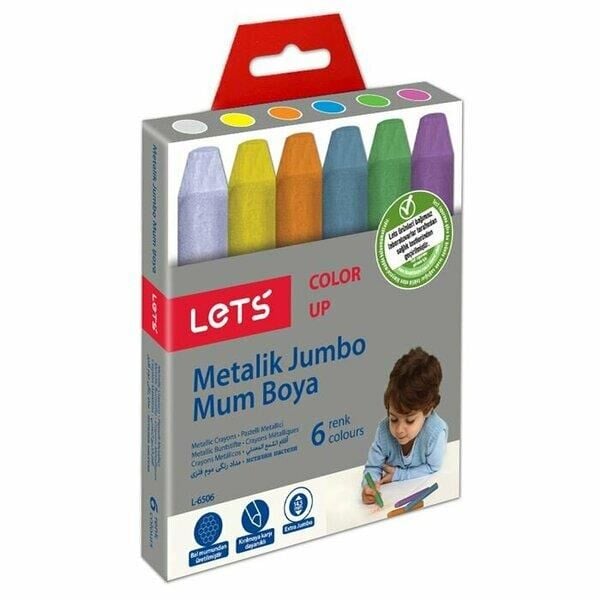 LETS METALIK MUM BOYA 6 RENK (L-6506)