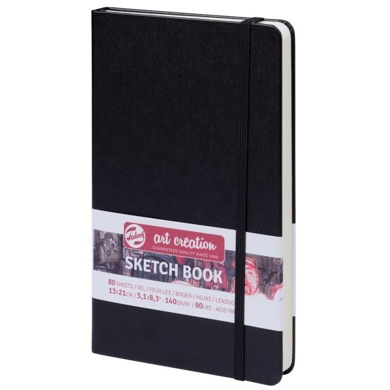 TALENS ART SKETCH BLOCK BLACK 13X21 140gr