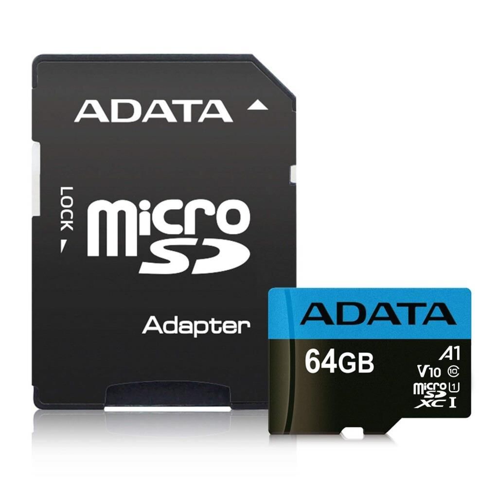 ADATA FLASH MEMORY SDHC CARD 64GBCLASS10 V10
