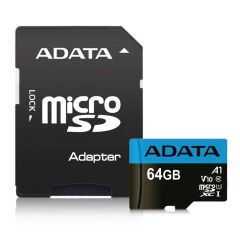 ADATA FLASH MEMORY SDHC CARD 64GBCLASS10 V10