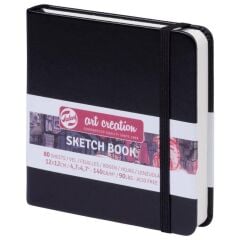 TALENS ART SKETCH BLOCK BLACK 12X12 140gr