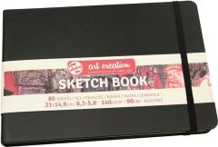 TALENS ART SKETCH BLOCK BLACK 15X21 140gr