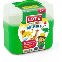 LETS OYUN HAMURU ANIMALS SETI 12 PARCA (8498)