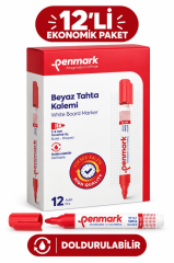 PENMARK TAHTA KALEMI DOLAN KIRMIZIHS-305 12LI KUTU