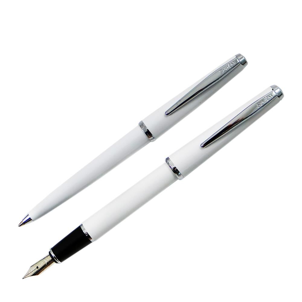 SCRIKSS TUKENMEZ+D.KALEM SET BEYAZ LUX KU.(33)