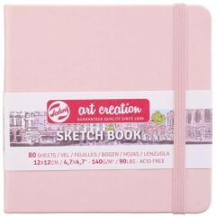 TALENS ART SKETCH BLOCK  P.PINK 12X12 140gr