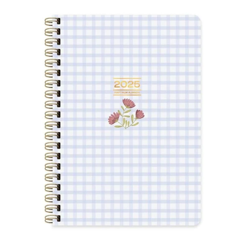 KESKIN AJANDA HAFTALIK 2025 A5 SPR.POTIKARE 600080