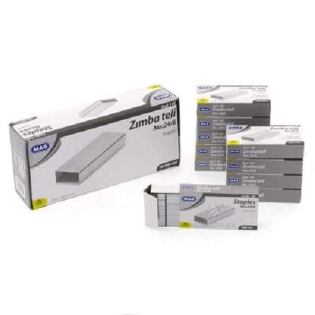 MAS ZIMBA TELI 24/6 10 LU KUTU (145)