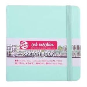 TALENS ART SKETCH BLOCK  F.MINT 12X12 140gr