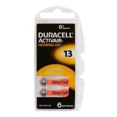 DURACELL ACTIVAIR KULAKLIK PILI 1.45V 6 LI (13)