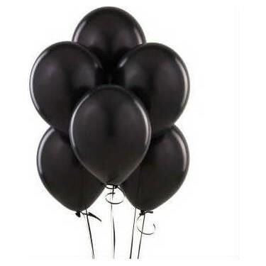 BALONEVI BALON BASKISIZ 12 ınc SIYAH 100 LU